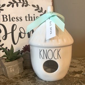 Rae Dunn KNOCK Birdhouse New